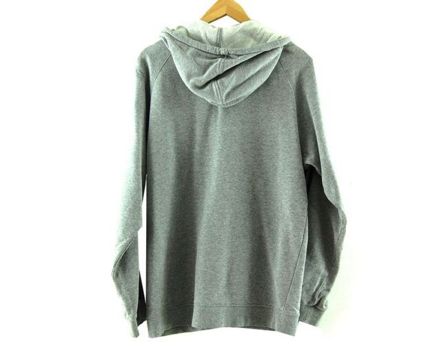 Back Adidas Sweatshirt Hooded Grey