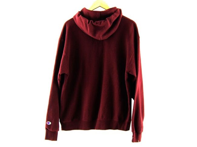 Back Champion Red Hooded Sweatshirt