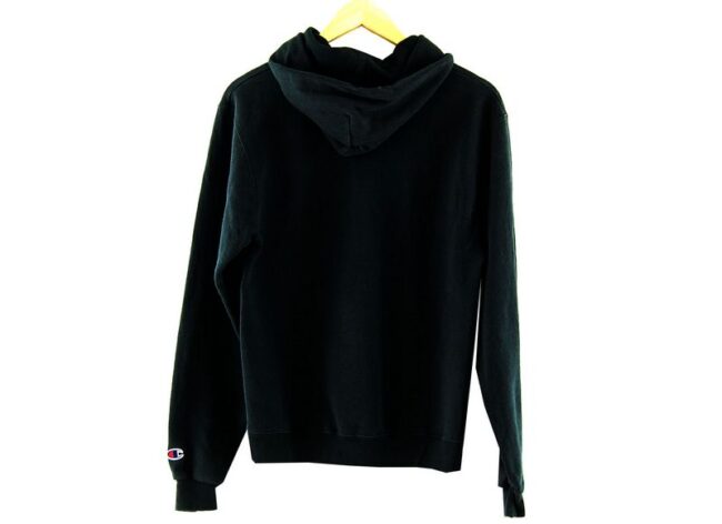 Back Champion Black Hooded Sweatshirt