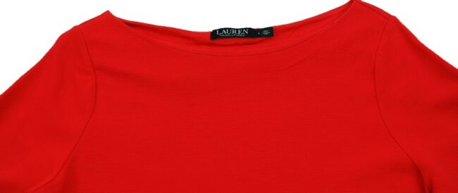 Front Close Up Ralph Lauren Short Sleeved Top