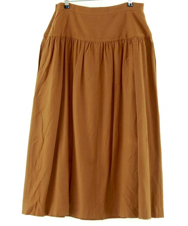 Back Brown Pierre Cardin Skirt