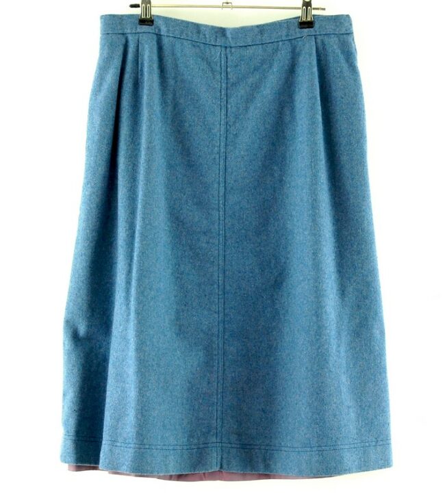 Back Wool Blue Jaeger Skirt