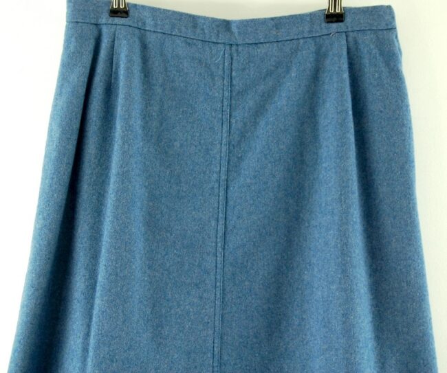 Front Close Up Wool Blue Jaeger Skirt