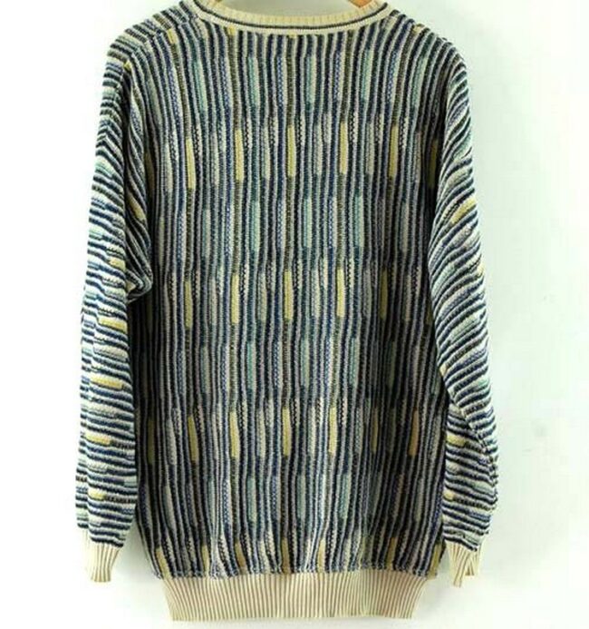 Back Blue 90s Jumper Mens