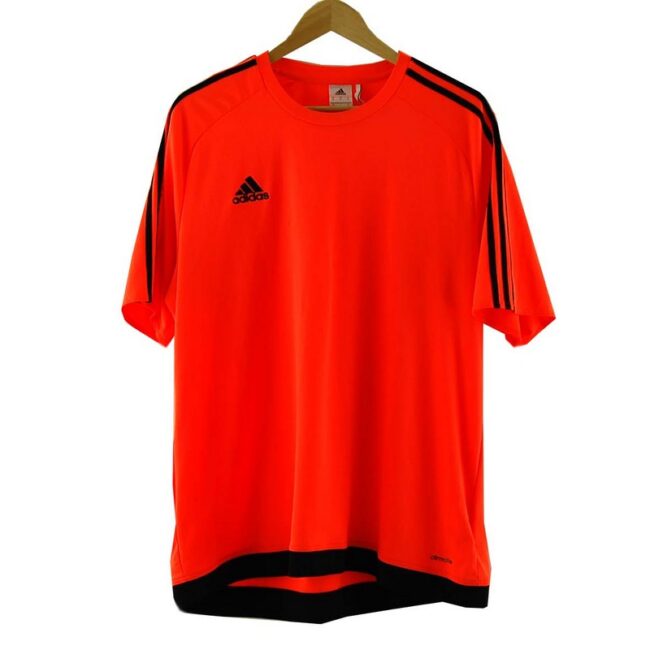 Mens Orange Adidas T Shirt