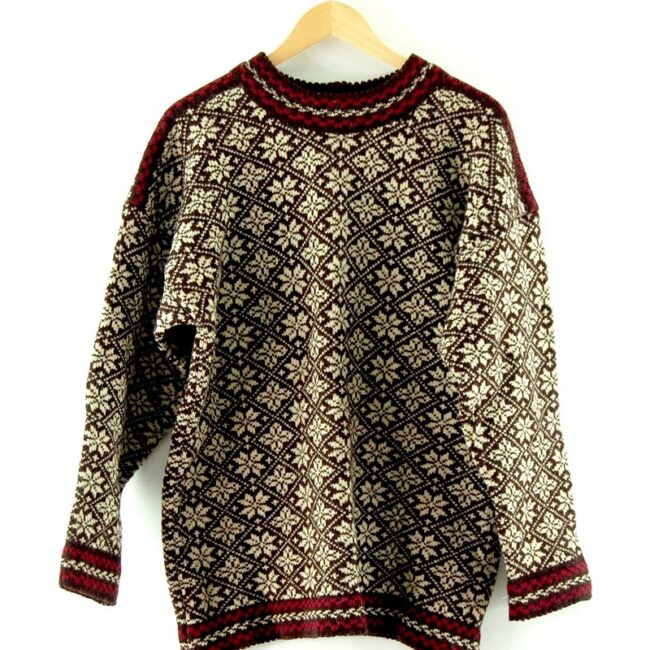 Nordic Snowflake Sweater Mens