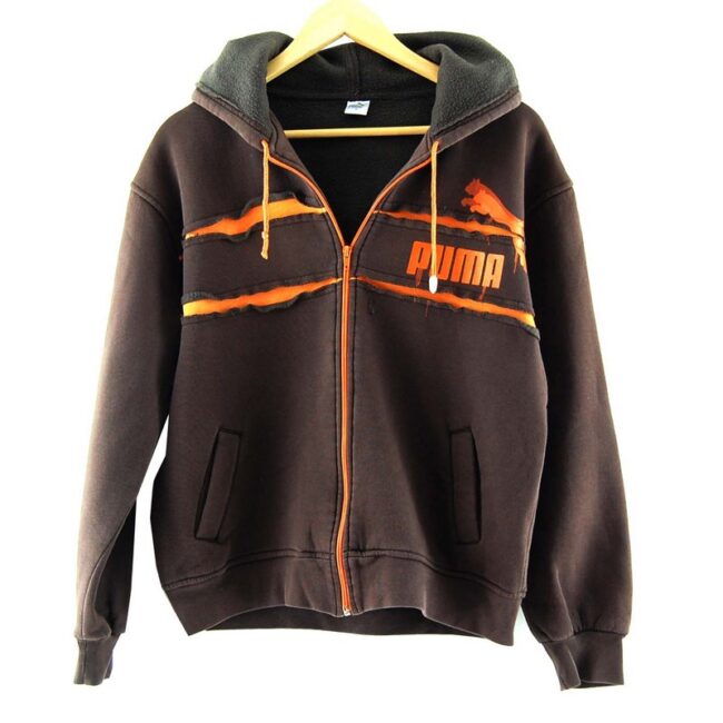 Puma Brown Hooded Sweatshirt