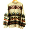 Retro Cream 90s Jumper mens