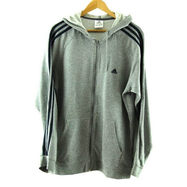 Adidas Sweatshirt Hooded Grey