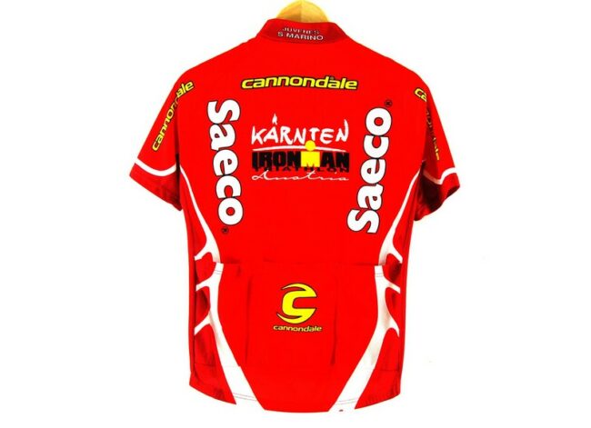 Back Saeco Red Cycling T Shirt