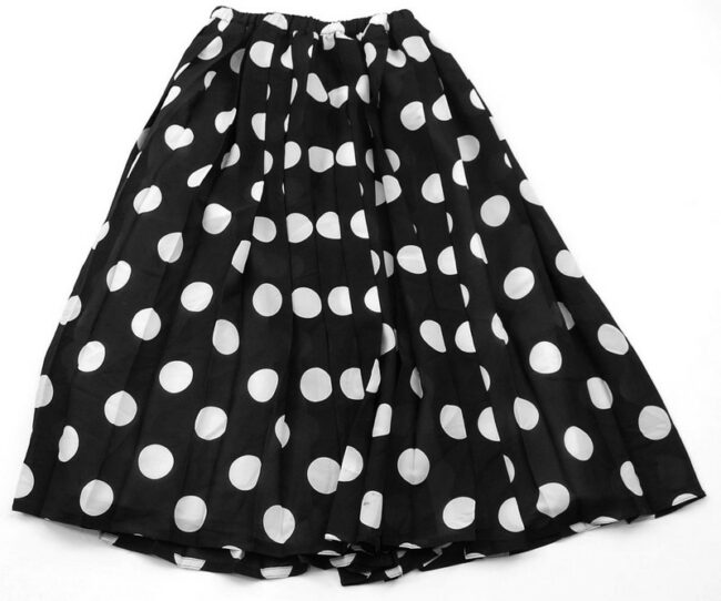Polka Dot Black Skirt