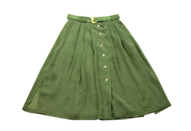 Sage Green Polka Dot Skirt