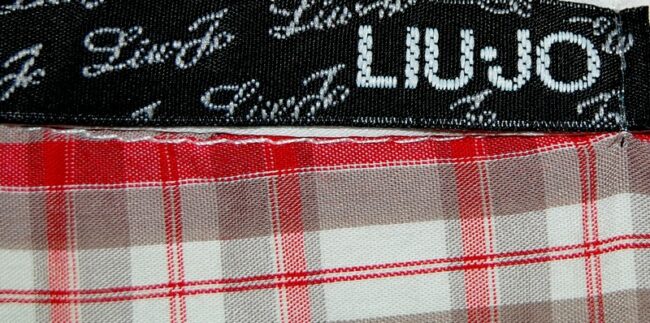 Label LIU JO Checked Short Sleeved Shirt