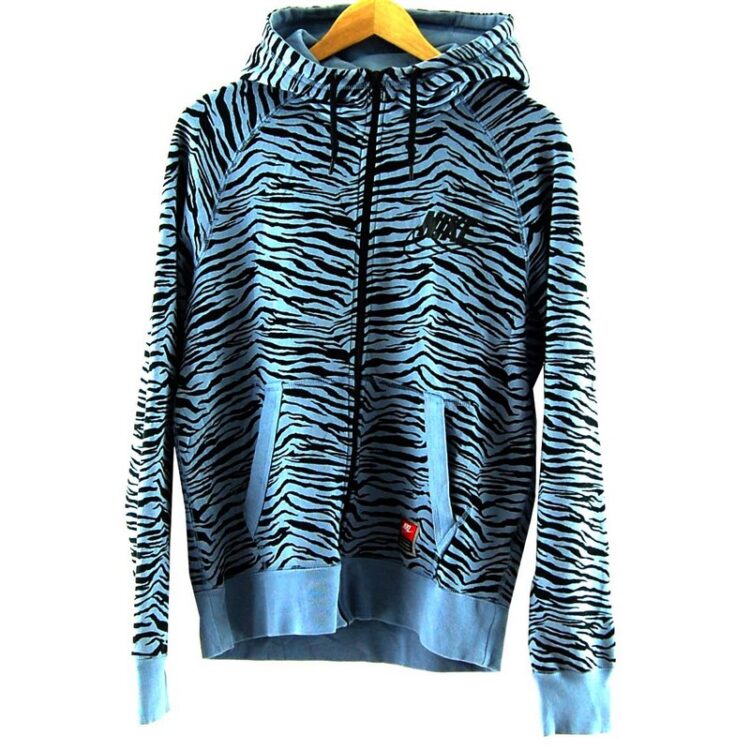 Nike Blue Hooded Sweatshirt