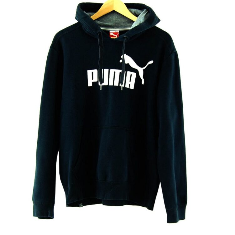 Puma Black Hooded Sweatshirt