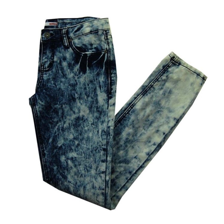 Bongo Acid Wash High Waisted Jeans