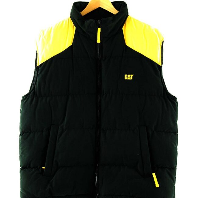 CAT Black Puffa Vest