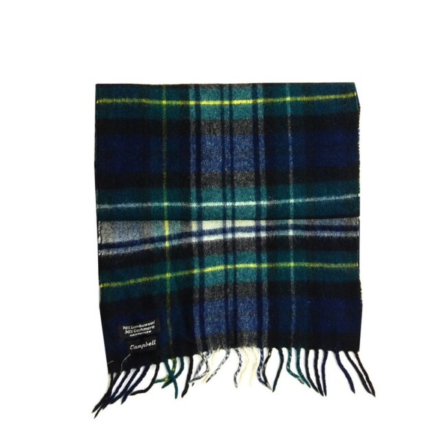 Campbell Tartan Lambswool Scarf