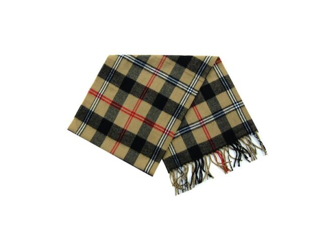 Open Nova Multi Coloured Check Pattern Scarf