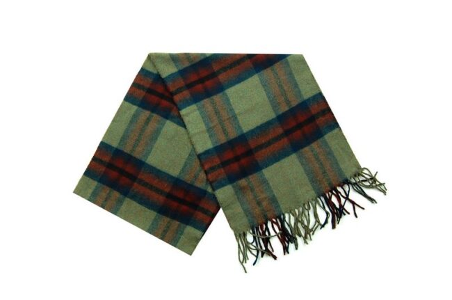 Open Multi Coloured Checkered Scarf