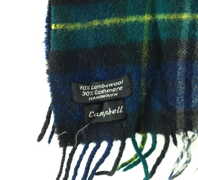 Label Campbell Tartan Lambswool Scarf