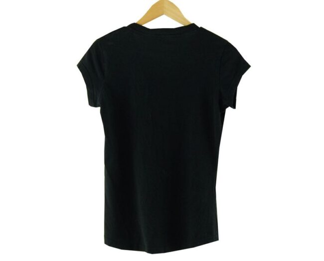 Back Puma Black V Neck T Shirt