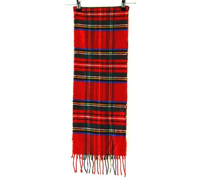 Length Long Tartan Pattern Scarf