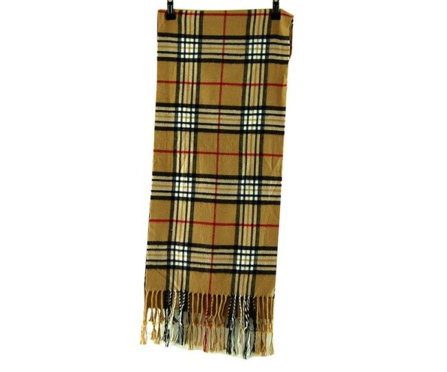 Length Nova Check Pattern Scarf