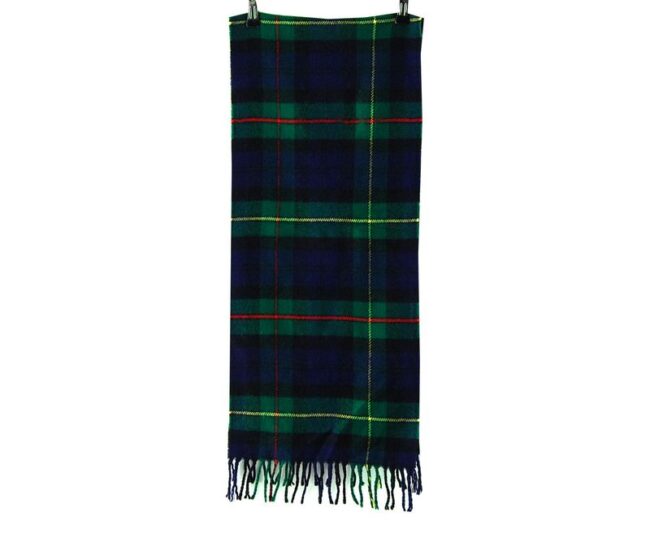 Length Modern Multi Coloured Tartan Scarf