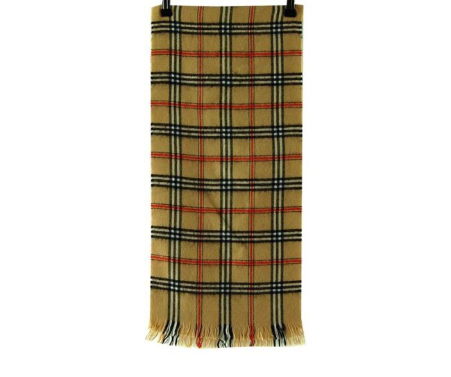 Length Nova Checkered Pattern Scarf