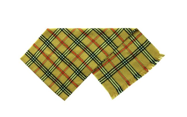 Open Nova Checkered Pattern Scarf