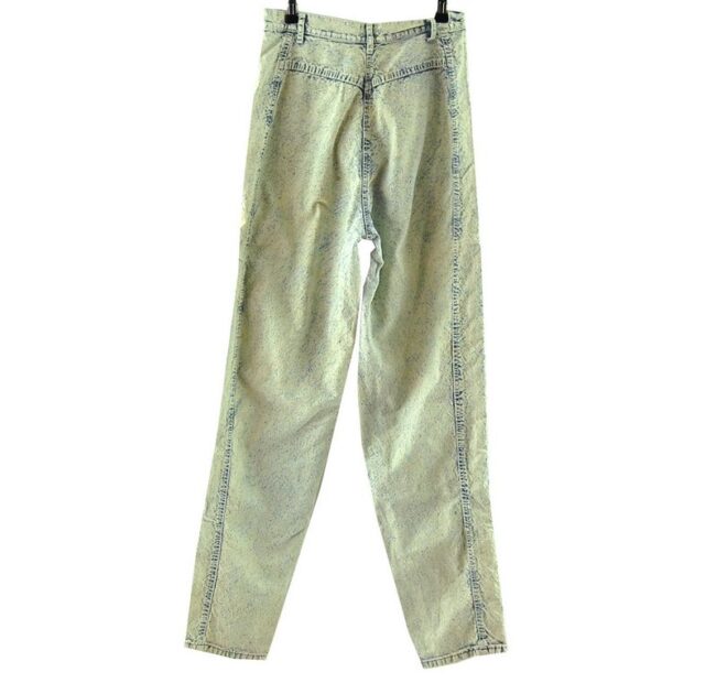 Back Gitano Acid Washed High Waisted Jeans