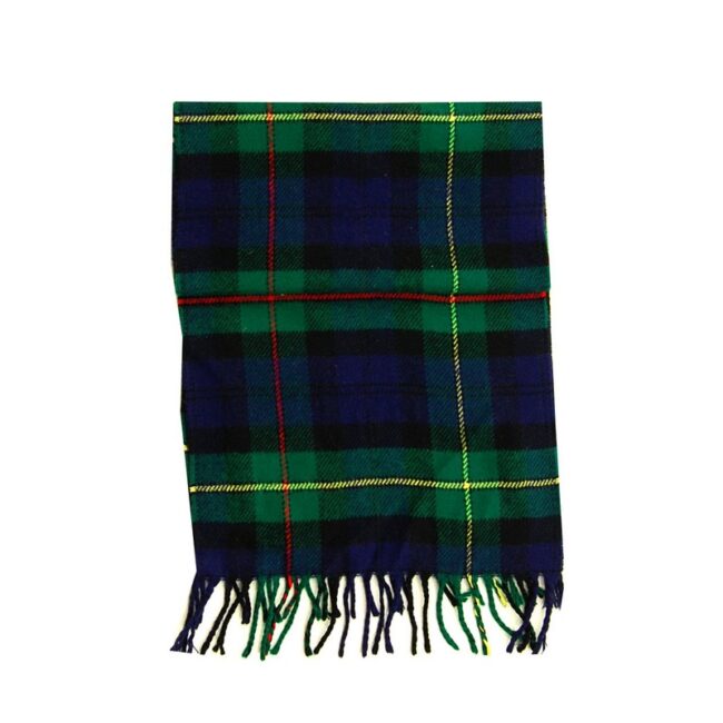 Modern Multi Coloured Tartan Scarf