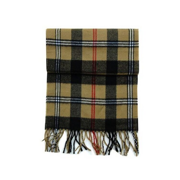 Nova Multi Coloured Check Pattern Scarf