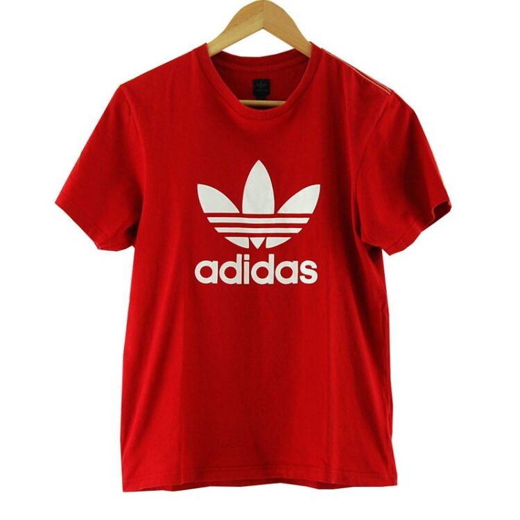 Red Adidas T Shirt