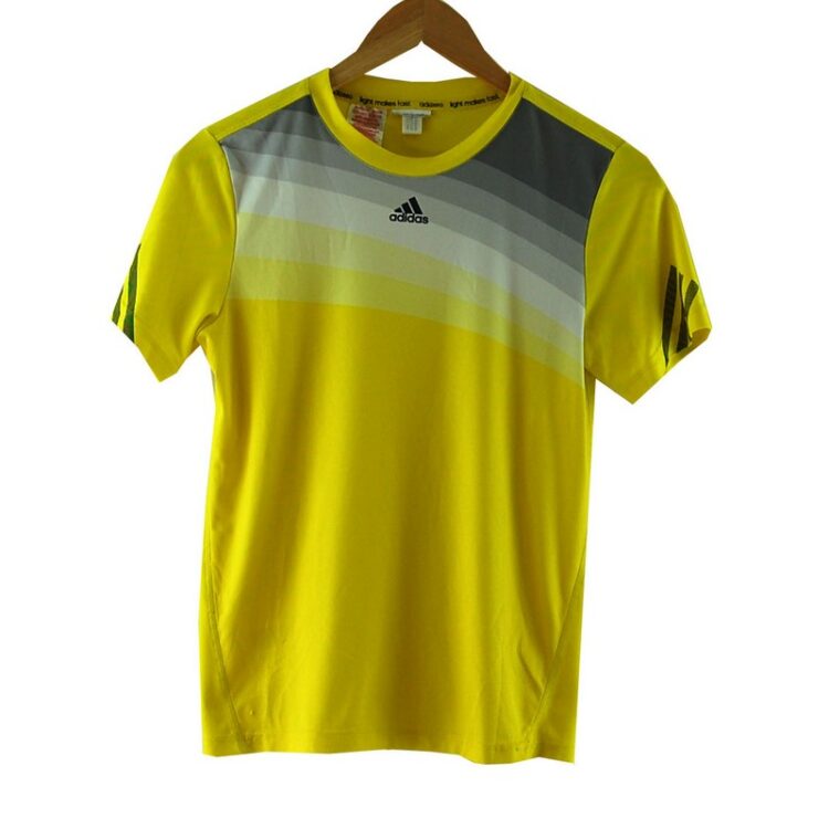 Adidas Yellow Sport T Shirt