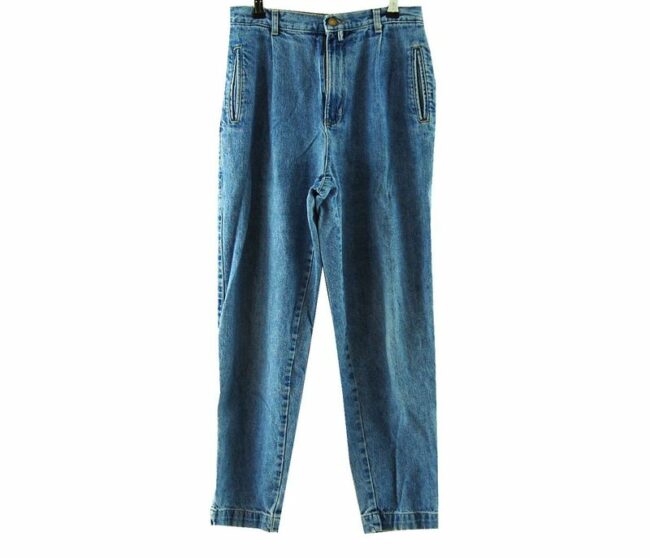 Front Dockers Blue High Waisted Jeans