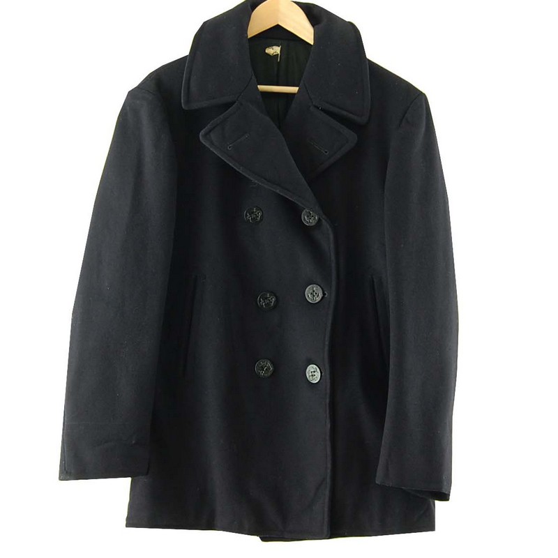 Melton wool pea coat sale