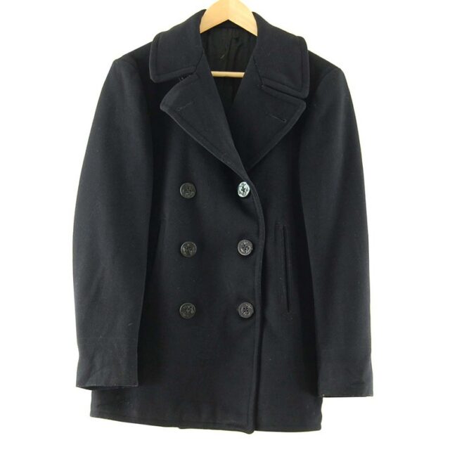 1960s Melton Wool Pea Coat