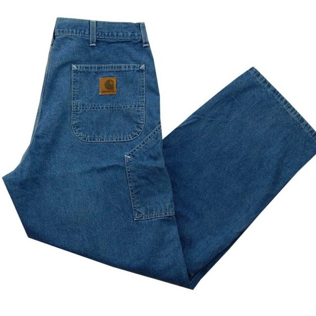 Blue Carhartt Denim Carpenter Jeans