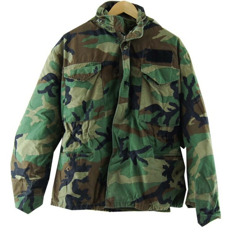 Camouflage Jacket With Hood For Mens