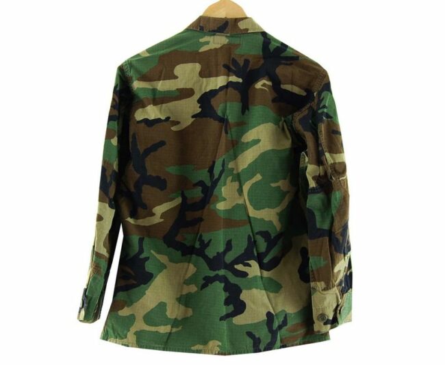 Back Military Camouflage Jacket Mens