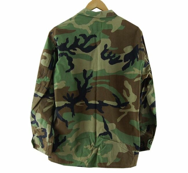 Back Mens Military Camouflage Jacket