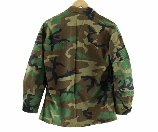 Back Military Camouflage Mens Jacket