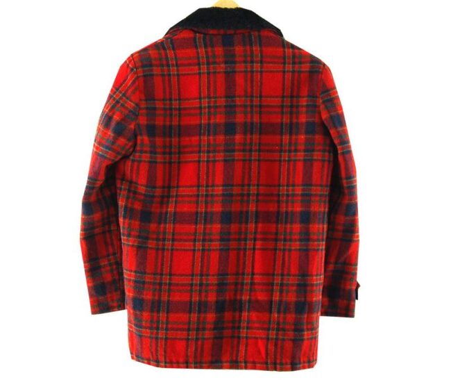 Back 80's Pendleton Tartan Car Coat