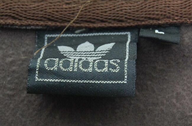 Label Brown Adidas Tracksuit Jacket