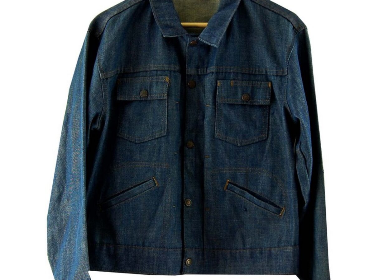 70s JCPenny Blue Denim Jacket - UK M - Blue 17 Vintage Clothing
