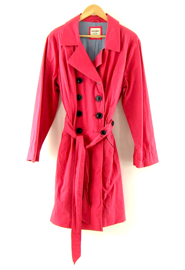 Old Navy Pink Trench Coat