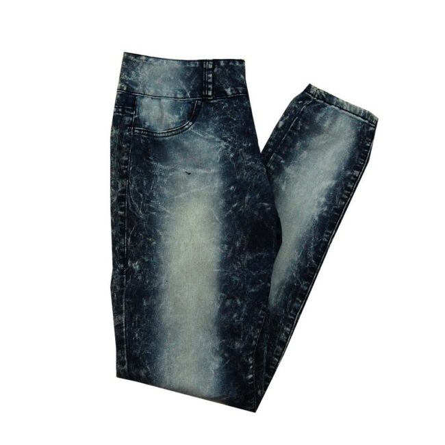 Super Skinny Blue Acid Wash Jeans