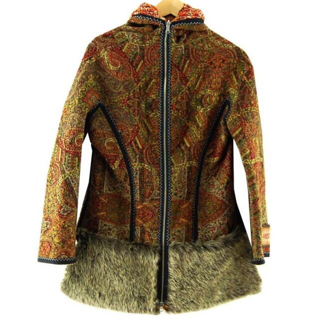 Womens Paisley Tapestry Jacket